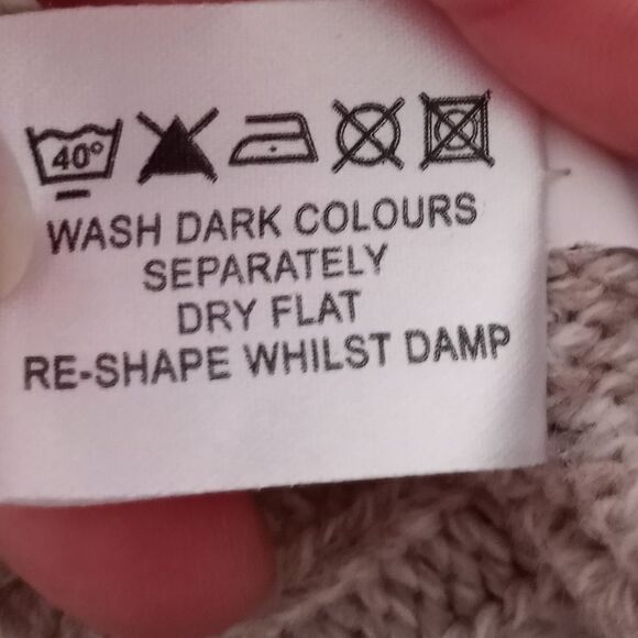 NASTY GAL CREAM/BEIGE SWEATER SZ.M EUC - Picture 8 of 8